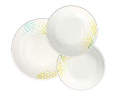 Tognana Service de table 18Â piÃ¨ces Clarissa, Porcelaine, multicolore