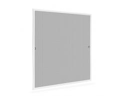 Lichtblick ISF.130.150.01 Moustiquaire pour fenÃªtre Cadre de Serrage Blanc Aluminium 130 x 150 cm