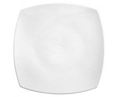 Saturnia Tokio Plat Fruits, Porcelaine, Blanc, 21Â x 21Â x 3Â cm