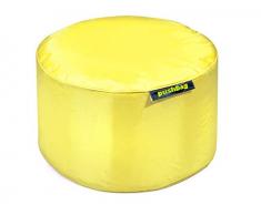 Pushbag Pouf, Polyester, Jaune, 50 x 50 cm
