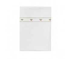 Essix Lune de Miel Drap Plat, Coton, Meringue, 240x300 cm