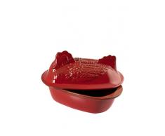 LOTTI Cuit poulet cÃ©ramique rouge 38 cm casseroles et prÃ©paration