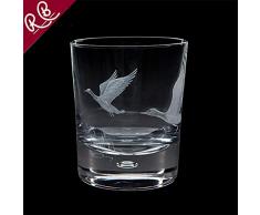 Royal Brierley Verre en Cristal avec Gravure Canard colvert Transparent