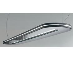 Morosini 0800so # 06skfd Lampe Ã suspension G5, 39Â W, gris, 100Â x 21Â cm