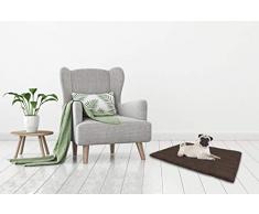 Sogni e Capricci Coussin pour Chien Lavable 60x100cm Marron
