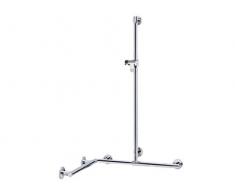 Keuco 34915016611 Plan Care Barre dappui de Douche Ã Gauche chromÃ© 797/797/1263 mm