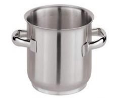 PADERNO â 11010â24 â Haute Demi Cocotte, 2 poignées, Acier Inoxydable, 24 cm