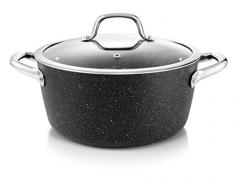 Tescoma President Stone Casserole avec couvercle 4.5Â Lt, 24Â cm