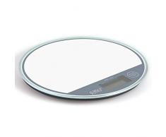 EASY MAKE KU6096G/WEB Balance de Cuisine Digitale Slim en Verre