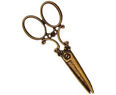 Solid Oak Steampunk en chêne Massif Pendentif en métal Grand Ciseaux, Acrylique, Multicolore, 3 pièces