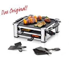Rommelsbacher - RCC 1000 - Appareil à raclette, 1000 Watts, Chrome