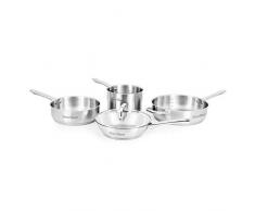 DURAND DUPONT Batterie de Cuisine Inox 5 Pcs Tfi Modele Elodie