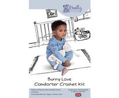 KNITTY CRITTERS Peluche en laine Motif lapin