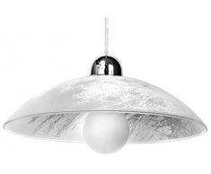 Sollux Lighting Vento Suspension en verre Blanc