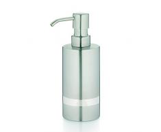 kela 22643 Distributeur Ã Savon Kelton en Acier Inoxydable Argent, 6 x 6 x 17,5 cm