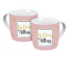 Infinite by GEDA Labels Tasse Ã cafÃ© en Porcelaine Motif Heldin des Alltags 300 ML