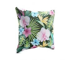 Picanova Coussin décoratif, Satin, Multicolore, 40 x 40 cm