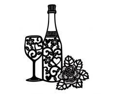 Sweet Dixie Verre à vin Celebration Die, Gris