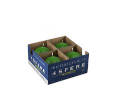 RisthÃ² 56231_11 Bougies, Cire, Vert Drapeau, Taille Unique