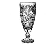 Crystaljulia 5957 Vase en cristal au plomb Transparent