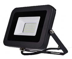 EVALIGHTING EVA24033N Projecteur Led, Metal, Blanc