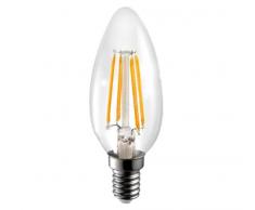 Laes 985672Â Ampoule bougie LED Filament E14, 2Â W, 35Â x 98Â mm