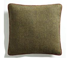 Coussin en Tweed Jaune Curry â Lounge Fabrics