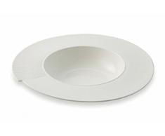 Villa dEste Home Tivoli Chef Lot de Bols à pâtes, Porcelaine, Blanc, 2 unités