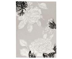 Vallila Vaula Shiny Tapis Moderne Motif Floral Beige 140 x 200 cm