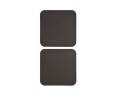 Wunschleder-Home 04A00723-00-Marron/15 cm Dessous de verre en cuir vÃ©ritable