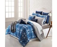 Sanctuary 16 pièces Imprimé/réversible Doudou Définit King, Shibori Ikat, 16 pièces