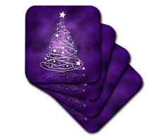 3dRose CST_128256_3 Dessous de Verre, Mutli-Colour, set-of-4-Ceramic