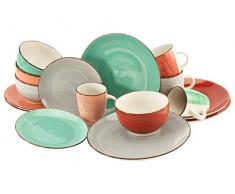 Creatable, 22853, sÃ©rie Bella Casa FASHION, ensemble de vaisselle, service combinÃ© 16 piÃ¨ces