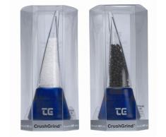 T & G Charmeurs Chapeau Bleu et 20 cm Moulin à sel en Acrylique avec mécanisme CrushGrind