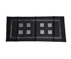 Duffi Home Chemin de Table Noir 90 x 40 cm