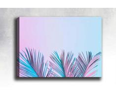 Bonamaison Peinture sur toile, multicolore, 70 x 100 cm - Conçu et fabriqué en Turquie