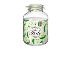 Bormioli 0810459 Bocal hermÃ©tique en Verre FIDO, 5L, Transparent