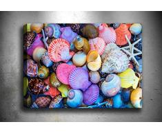 Bonamaison Peinture sur toile, multicolore, 30 x 40 cm - ConÃ§u et fabriquÃ© en Turquie