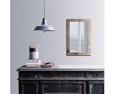 Bonamaison DÃ©coration Murale Impression sur Miroir EncadrÃ© sur Toile, Dimensions: 40 x 60 Cm - ConÃ§u et fabriquÃ© en Turquie