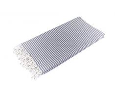 Sun and Surf Dark Grey Fouta 100% Cotton 2600-F1, 90x170cm
