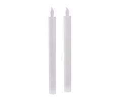 Flower Power 4760, tige bougie LED, blanc, 5Â x 2,5Â x 25Â cm