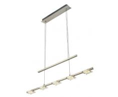 Paul Neuhaus 2445-17 Suspension LED 4 W Chrome/Nickel 90 x 7 x 187 cm