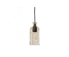 interfan Lampe suspension Bouteille carrée E27 Transparent