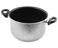 Home Salt Peper Faitout, 18Â cm, Aluminium, Noir/Gris