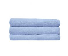 Westward Ho! Drap de Bain en Coton (Pack of 3, 500GSM), 100%, Bleu, 100x150 cm