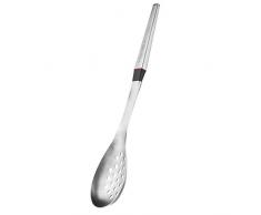 CuillÃ¨re passoire en nylon noir et acier inoxydable. Bakehouse