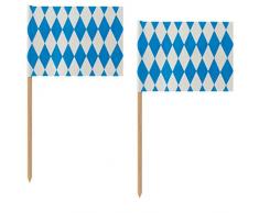 Decor Service Drapeau Picker, Bois/Papier, Multicolore, 10Â cm