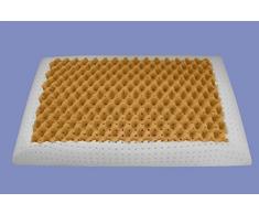 Orthopédique Gel/Mousse en Gel Air Massage Oreiller/Coussin pour Nuque/Oreillers cale-Nuque 80 x 40 x 12 cm Coussin avec 2 Côtés Hauts Souple + Moyen