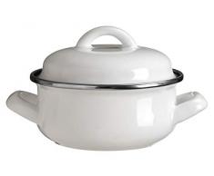 Premier Housewares 0104599 Mini cocotte avec couvercle, poignÃ©es larges en Ã©mail