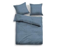 TOM TAILOR 0849915 Parure de lit en Flanelle mÃ©langÃ© avec taie doreiller (Coton 60 % recyclÃ©) 1 Housse de Couette 135 x 200 cm + 1 taie doreiller 80 x 80 cm